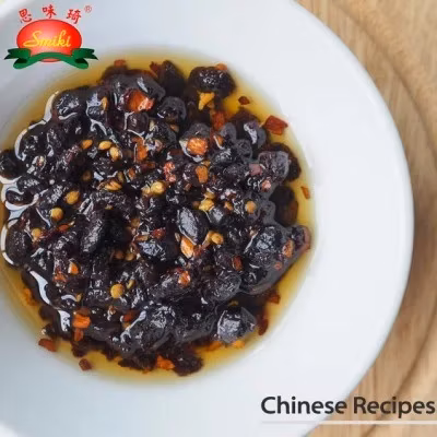 Delicioso molho de feijão preto estilo cantonês com preço a granel para o mercado externo