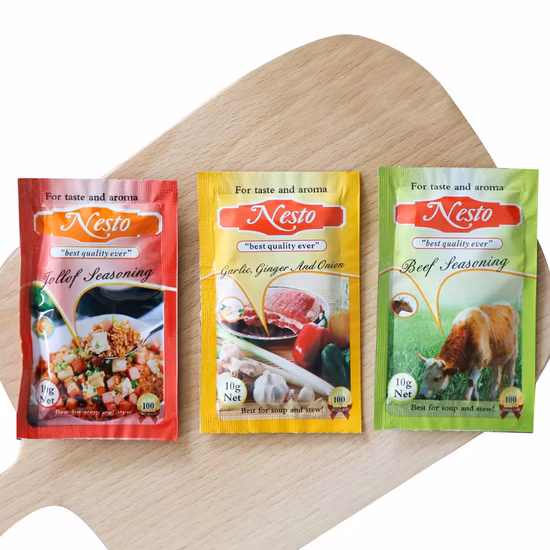 Tempero saudável africano do cubo da sopa do sabor da galinha do cozimento 10g