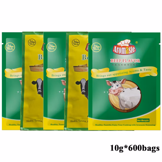 2023 Recém-chegados logotipo personalizado sabor carne em pó tempero para sopa